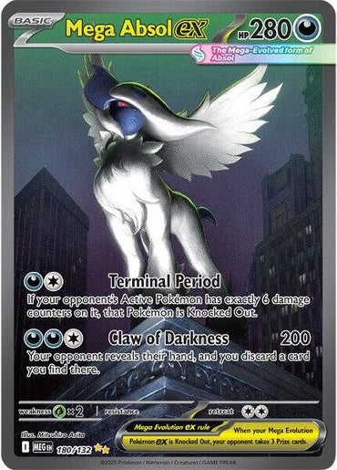 Mega Absol ex (180/132) [Mega Evolutions: Base Set]