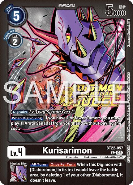 Kurisarimon [BT22-057] (Judge Pack 2025 Wave 2) [Cyber Eden]
