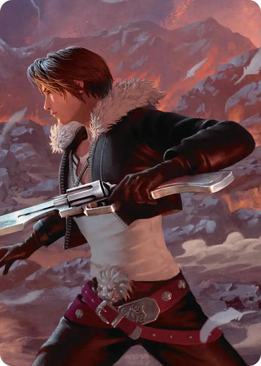 Squall, Gunblade Duelist Scene Art Card [FINAL FANTASY Art Series]