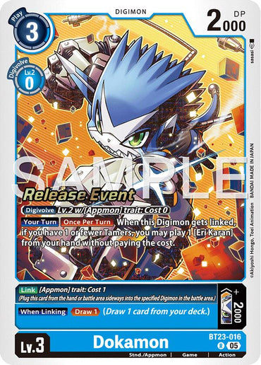 Dokamon [BT23-016] [Hackers' Slumber Release Event Cards]