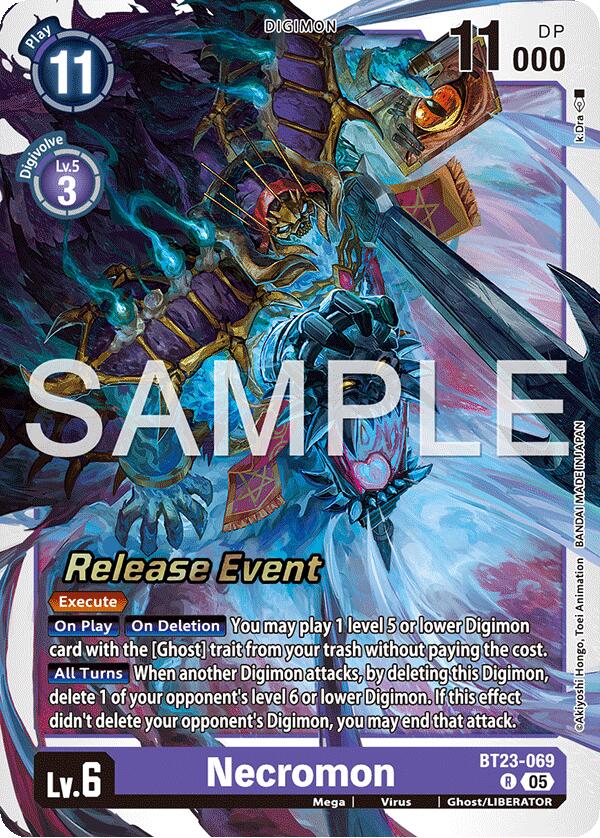 Necromon [BT23-069] [Hackers' Slumber Release Event Cards]