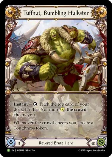 Tuffnut, Bumbling Hulkster [HER146] (Promo)  Rainbow Foil