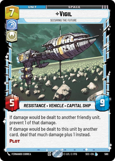 Vigil - Securing the Future (Foil) (560) (560) [Secrets of Power]