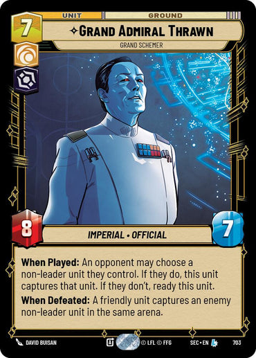 Grand Admiral Thrawn - Grand Schemer (Foil) (703) (703) [Secrets of Power]