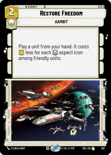 Restore Freedom (767) (Foil) (767) [Secrets of Power]