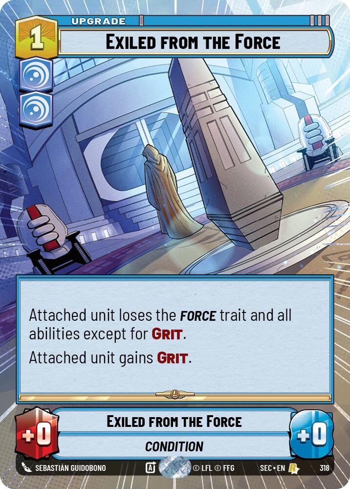 Exiled from the Force (318) (Hyperspace) (318) [Secrets of Power]