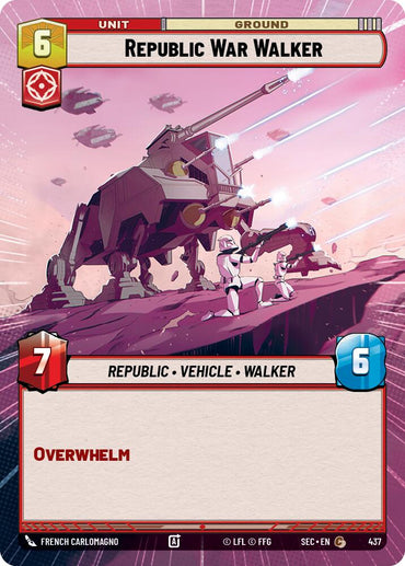 Republic War Walker (437) (Hyperspace) (437) [Secrets of Power]