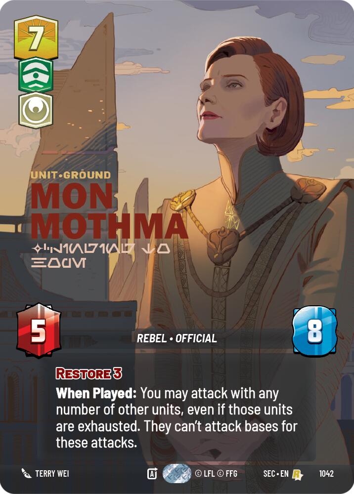 Mon Mothma - Clinging to Hope (Prestige) (1042) (1042) [Secrets of Power]