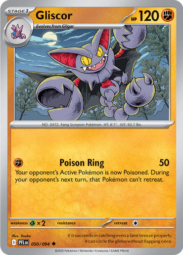 Gliscor (050/094) [Mega Evolution: Phantasmal Flames]