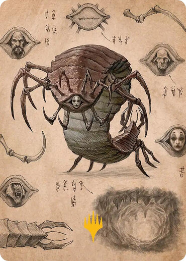 Koh, the Face Stealer 2 Art Card (Gold-Stamped Planeswalker Symbol) [Avatar: The Last Airbender Art Series]