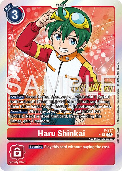 Haru Shinkai [P-217] (Official Store Tournament 2026 Vol. 1 Winner) [Promotional Cards]