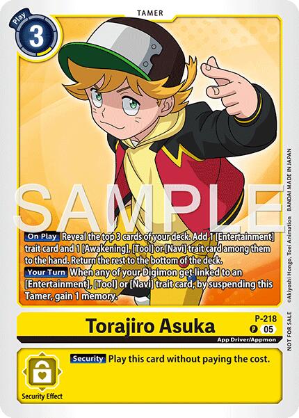 Torajiro Asuka [P-218] (Official Store Tournament 2026 Vol. 1) [Promotional Cards]