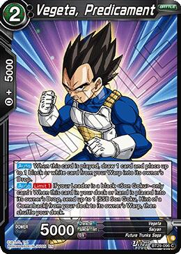 Vegeta, Predicament (BT29-096) [Fearsome Rivals]