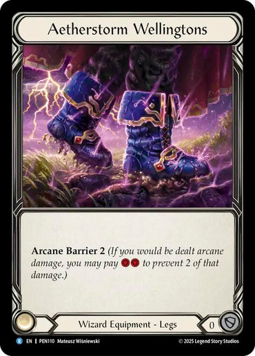 Aetherstorm Wellingtons [PEN110] (Compendium of Rathe)  Cold Foil