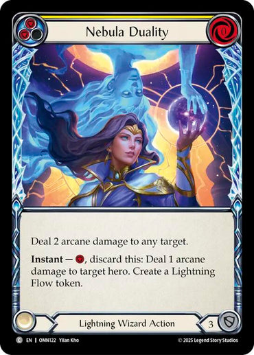 Nebula Duality (Yellow) [OMN122] (Omens of the Third Age)  Rainbow Foil