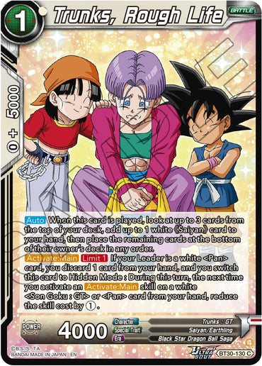 Trunks, Rough Life (BT30-130) [Three Glorious Fighters]