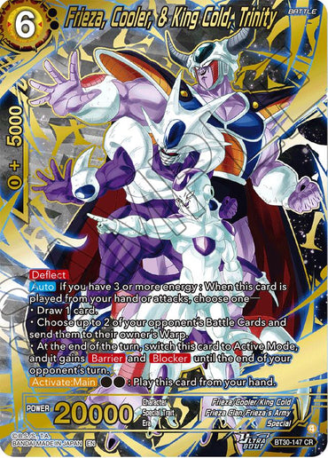 Frieza, Cooler, & King Cold, Trinity (BT30-147) [Three Glorious Fighters]