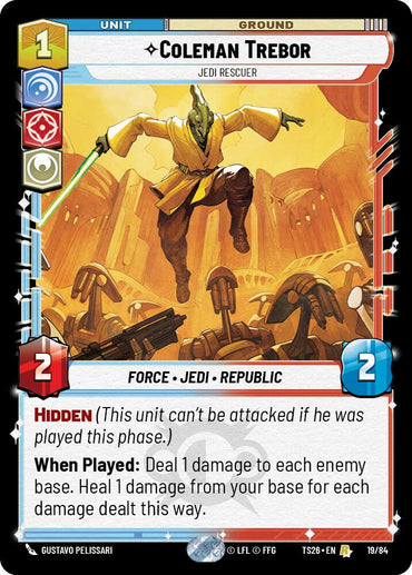 Coleman Trebor (19/84) - Jedi Rescuer (19/84) [Twin Suns]