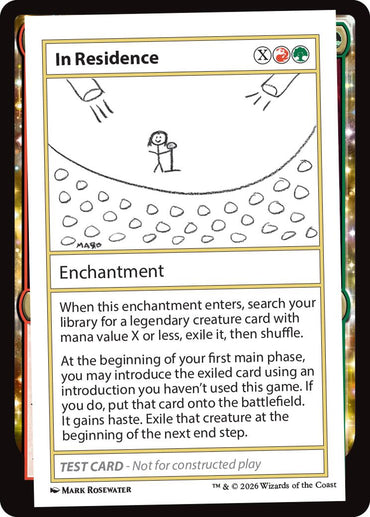 In Residence [Mystery Booster Playtest Cards]