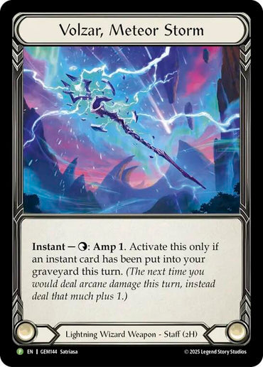 Volzar, Meteor Storm [GEM144-CF] (GEM Pack 5)  Cold Foil