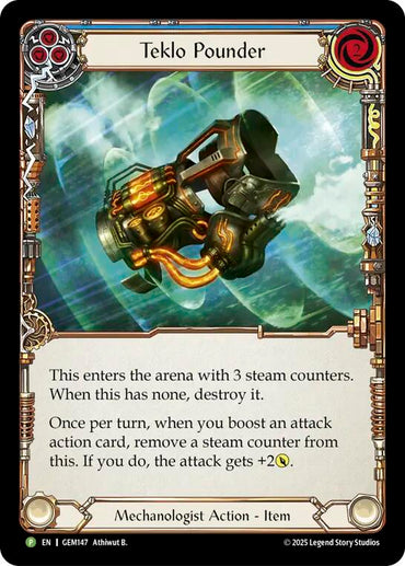 Teklo Pounder (Blue) [GEM147-CF] (GEM Pack 5)  Cold Foil