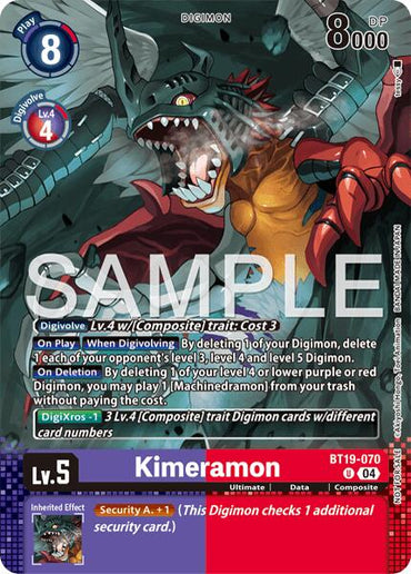 Kimeramon [BT19-070] - BT19-070 (Event Pack 10) [Release Special Booster Ver.2.0]