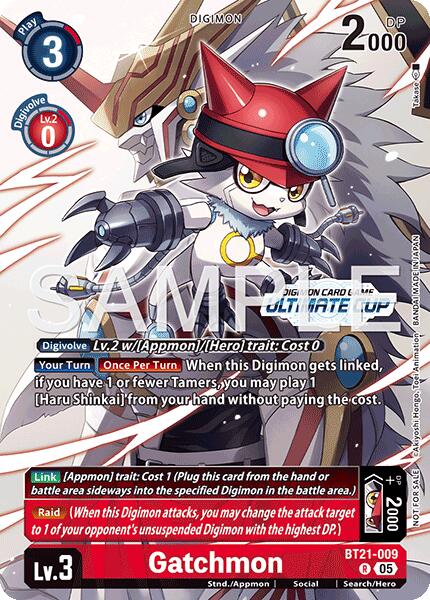 Gatchmon [BT21-009] (Ultimate Cup 26-27 Season 2) [World Convergence]