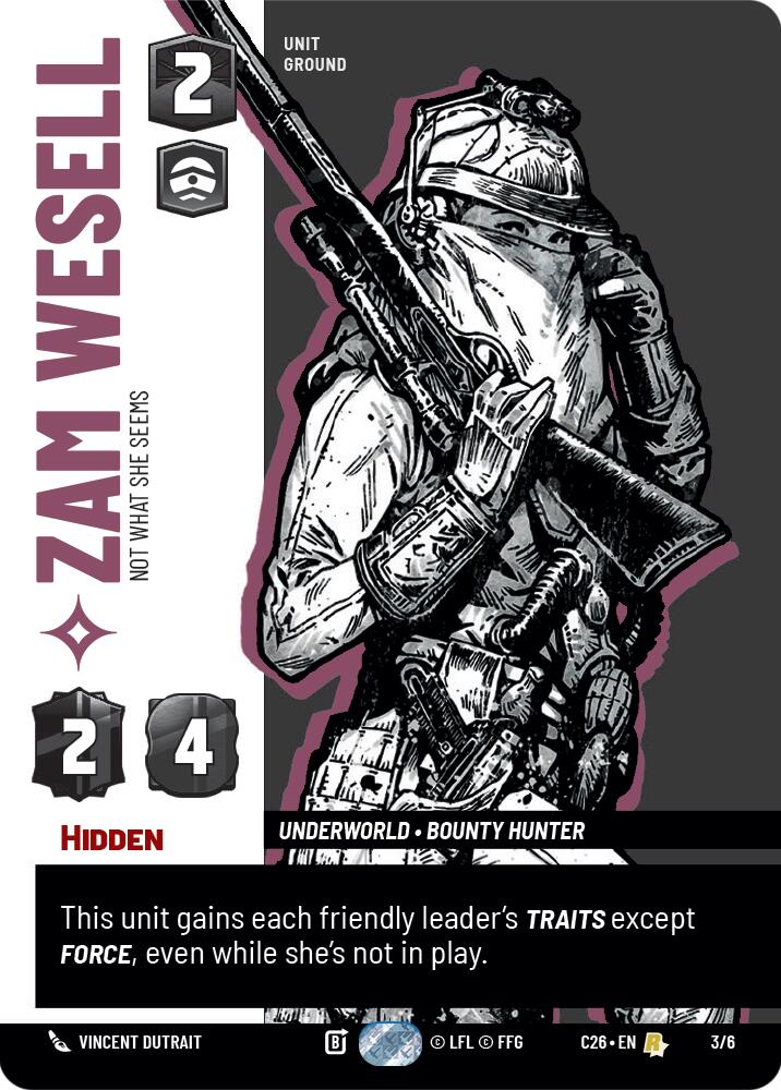 Zam Wesell - Not What She Seems (3/6) (3/6) [2026 Convention Exclusive]