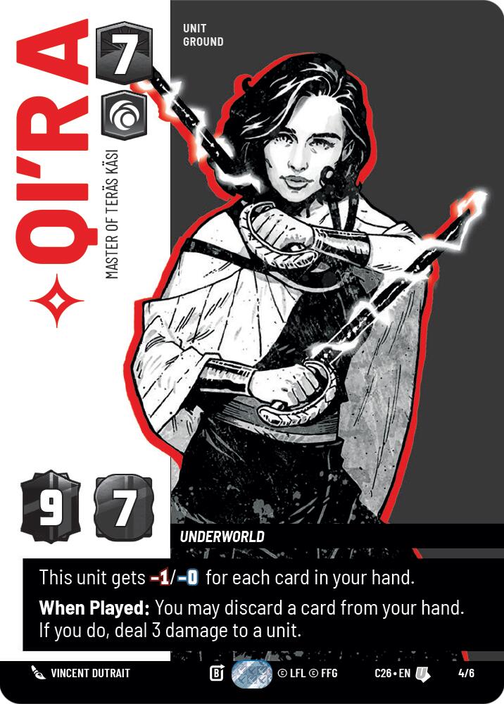 Qi'ra - Master of Teras Kasi (4/6) (4/6) [2026 Convention Exclusive]