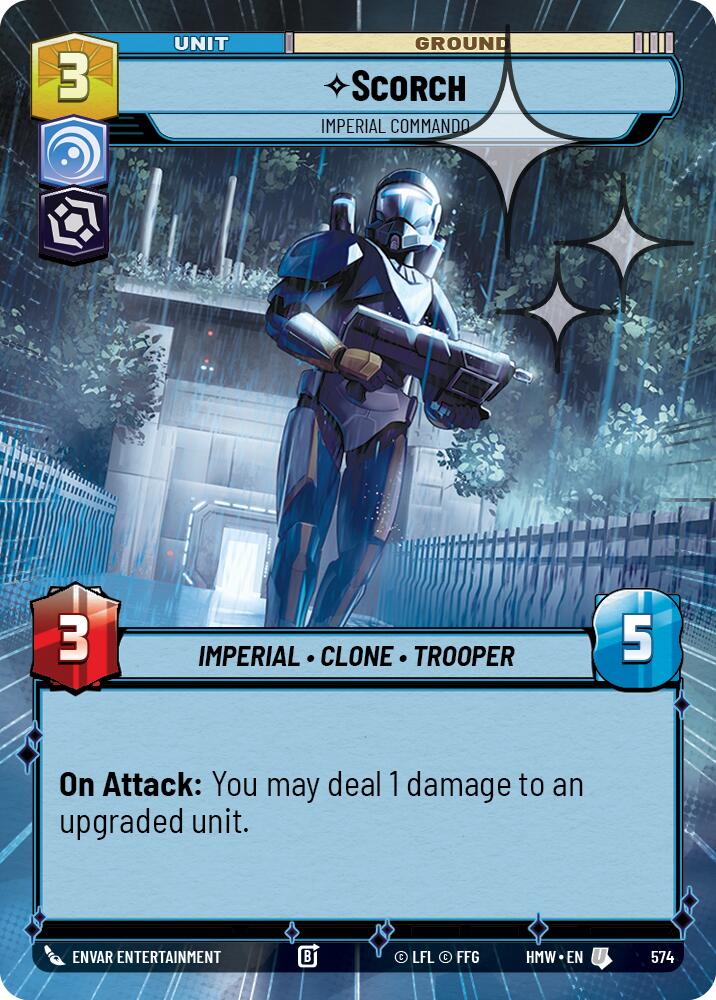 Scorch - Imperial Commando (574) (Hyperspace Foil) (574) [Homeworlds]
