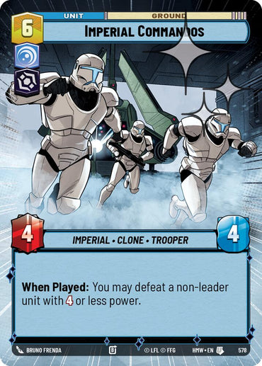 Imperial Commandos (578) (Hyperspace Foil) (578) [Homeworlds]