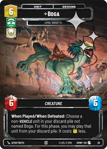 Boga - Loyal Varactyl (28) (Foil) (28) [Homeworlds: Weekly Play]