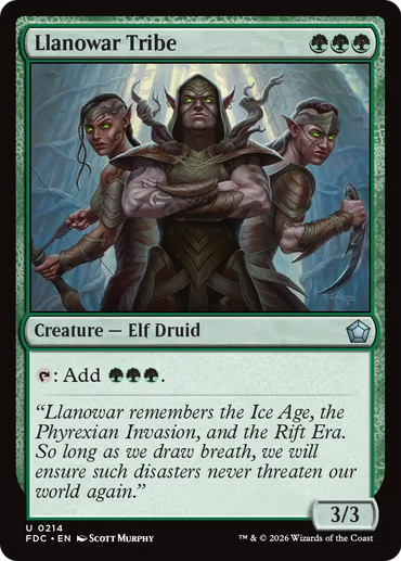 Llanowar Tribe [Foundations Commander]