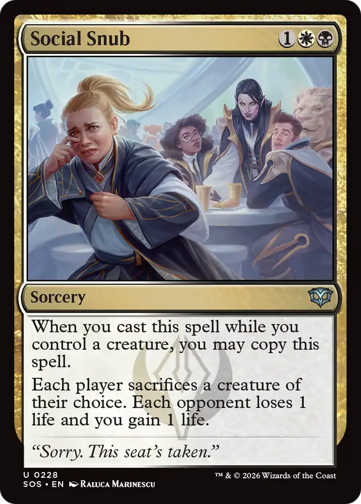 Social Snub [Secrets of Strixhaven]
