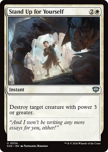 Stand Up for Yourself [Secrets of Strixhaven]