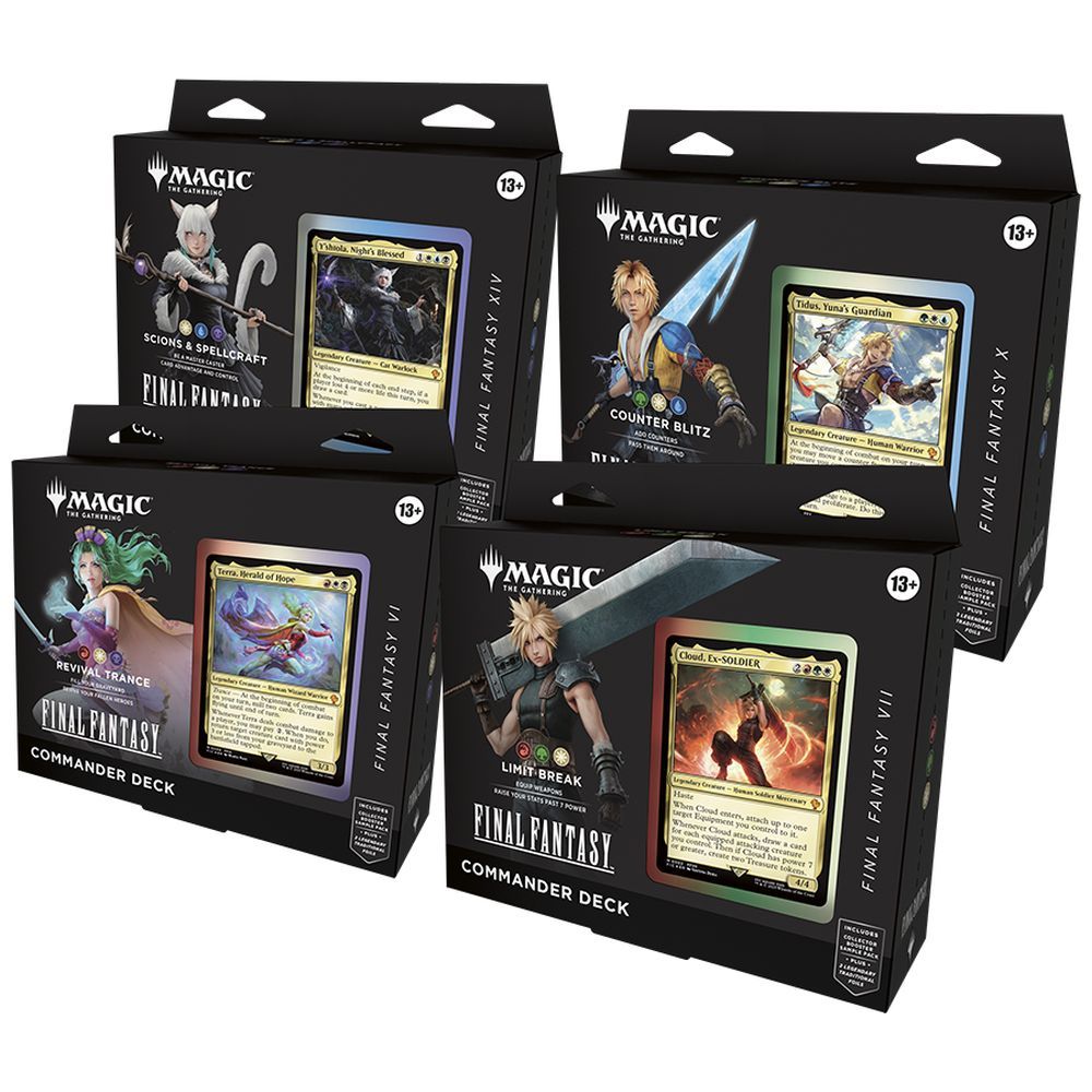 Final Fantasy - Commander Deck Set of 4