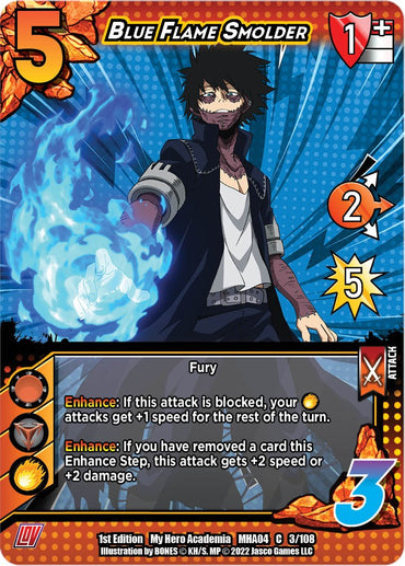 Blue Flame Smolder [League of Villains]