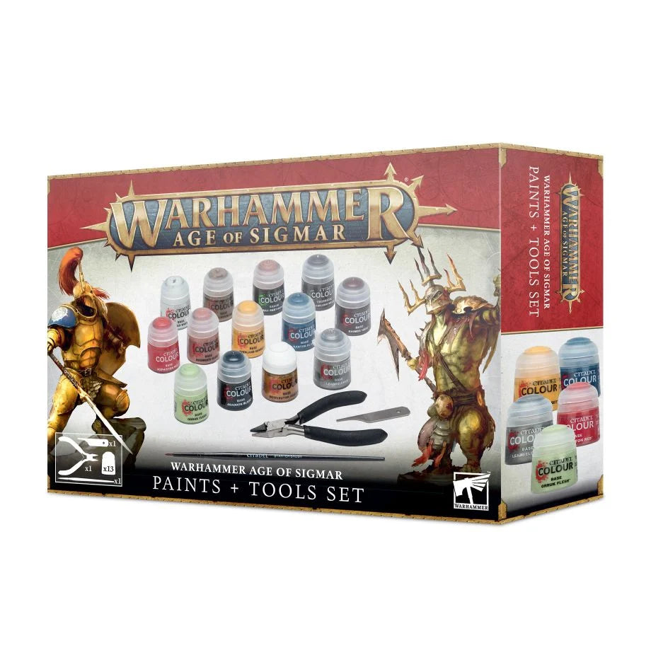 Age Of Sigmar: Paints + Tools Set