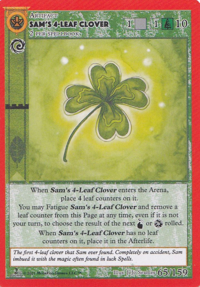 Sam's 4-Leaf Clover [Cryptid Nation: Second Edition]