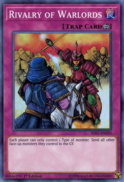 Rivalry of Warlords [HISU-EN059] Super Rare